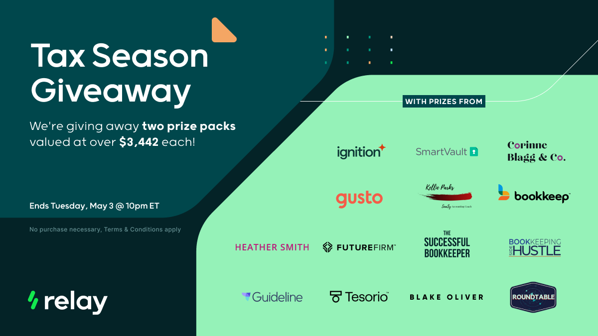 Relay Tax Season Giveaway