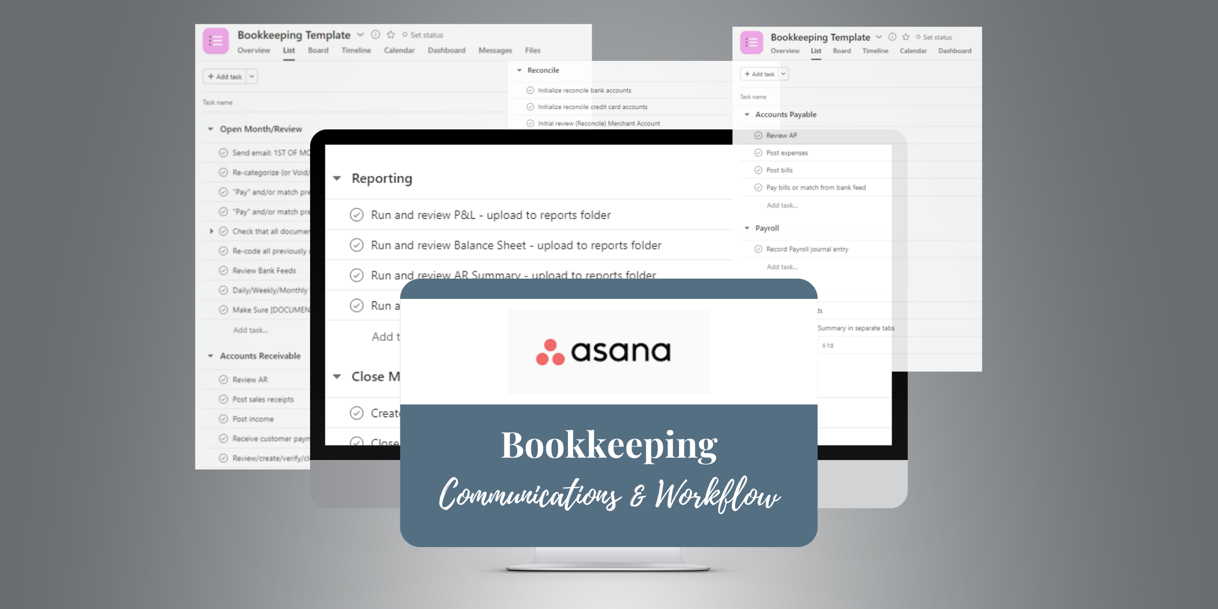 Asana Bookkeeping Communications and Workflow